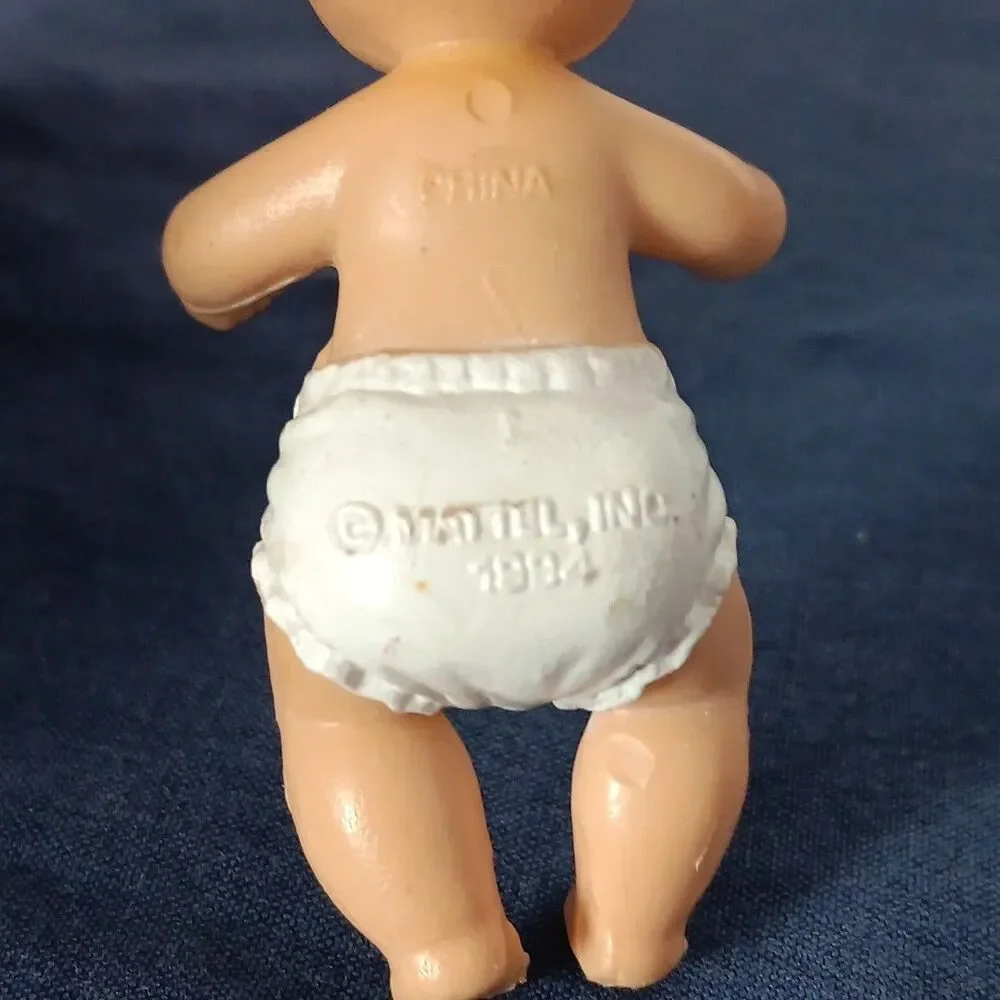 Mattel Barbie and Friends Baby Newborn Vintage Molded Hair Diaper Replacements